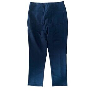 Halara Flex High Waisted Pocket Slim Work Pants Size L Black Pull On Stretch Fit